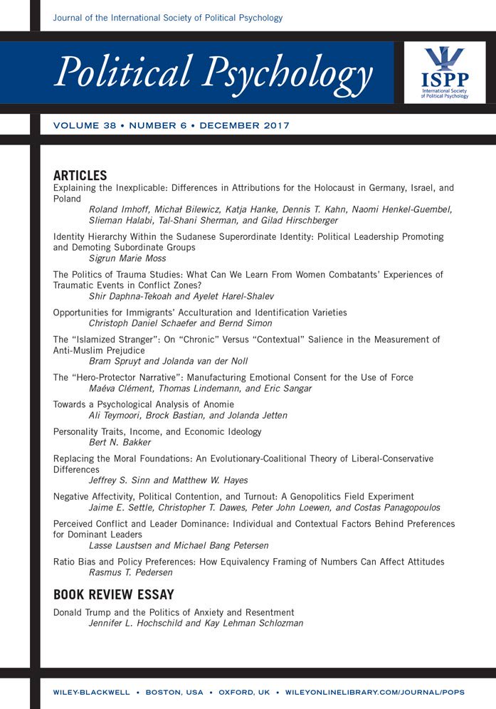 Racial Attitudes Predicted Changes in Ostensibly Race-Neutral Political Attitudes under the Obama Administration