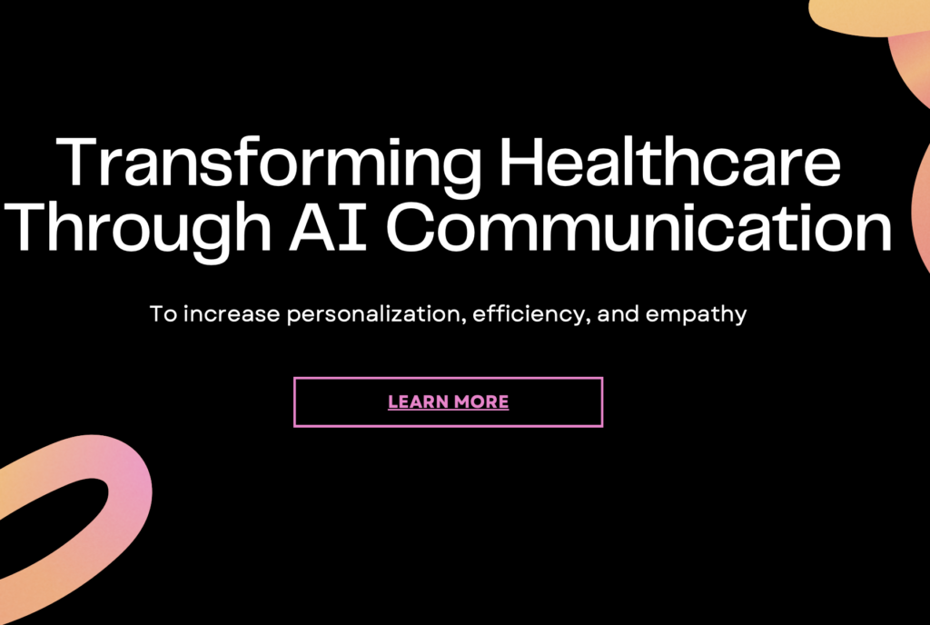 Transforming Healthcare Through AI Communication Website