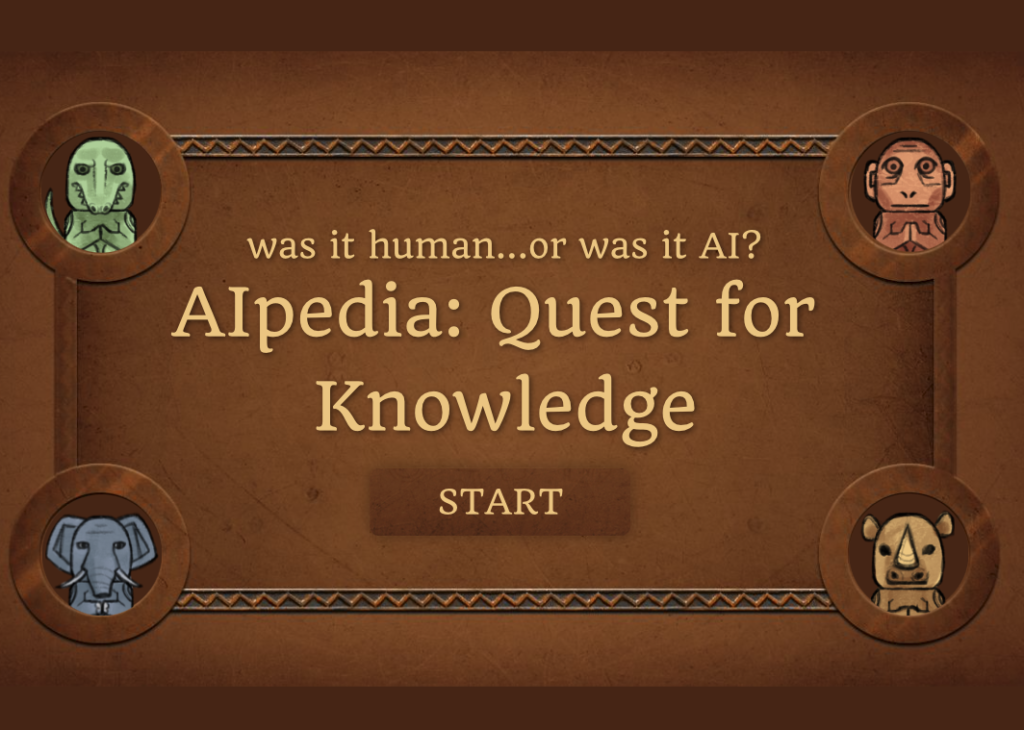 AIpedia: Quest for Knowledge