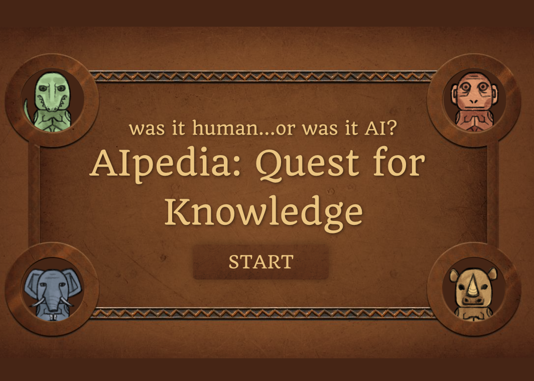 AIpedia: Quest for Knowledge